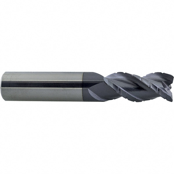 0.3750" 3-Flute Solid Carbide Corner Radius End Mill, AlTiN - ProMax 119-02434