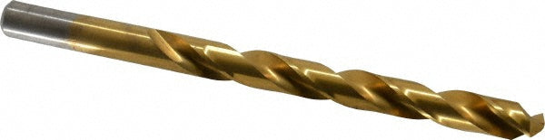 Letter Q High Speed Steel Drill Bit, TiN, 135° point - Chicago-Latrobe 41787