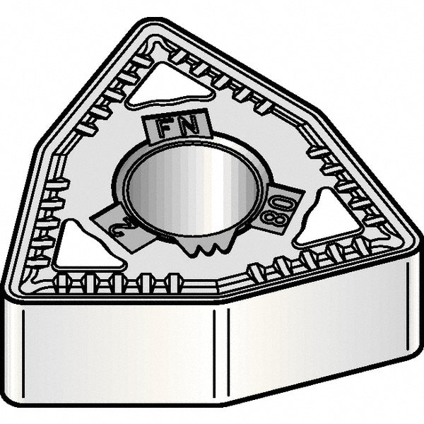 WNMG080404FN Carbide Insert, Grade KCP10B, TiCN - Kennametal 5697036