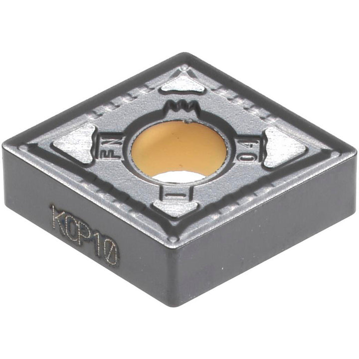 C - Diamond (Rhombic) 80-Deg 3/8" IC Carbide Insert, Grade KCP10, TiCN - Kennametal 3753209