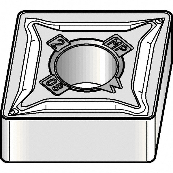 CNMG120408MP Carbide Insert, Grade KCM35B, TiN - Kennametal 5882863