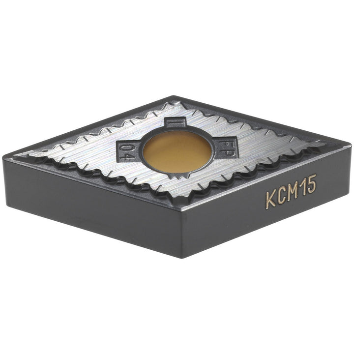 D - Diamond (Rhombic) 55-Deg 1/2" IC Carbide Insert, Grade KCM15, TiCN - Kennametal 3758788