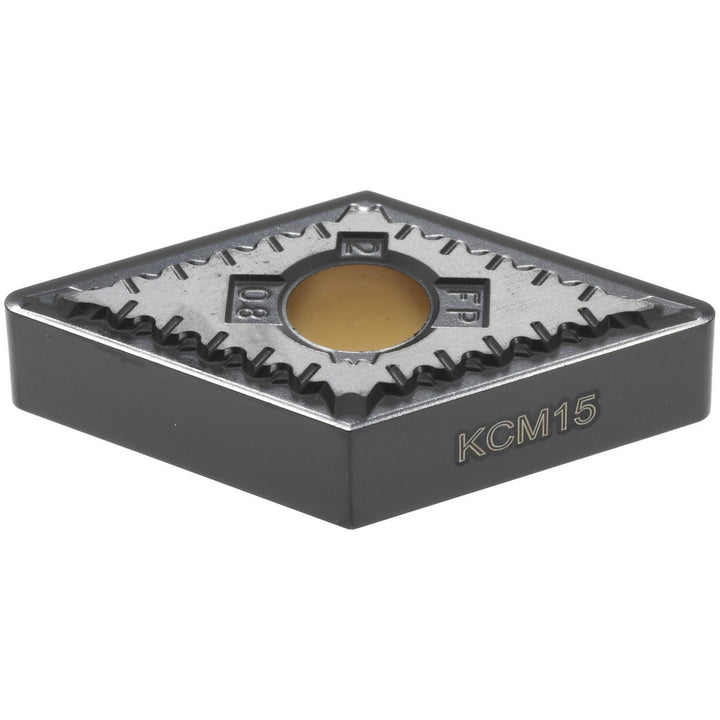 D - Diamond (Rhombic) 55-Deg 1/2" IC Carbide Insert, Grade KCM15, TiCN - Kennametal 3758789