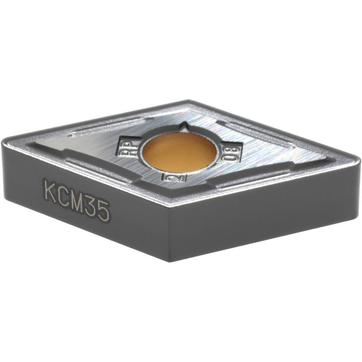 D - Diamond (Rhombic) 55-Deg 1/2" IC Carbide Insert, Grade KCM35, TiN - Kennametal 3760441