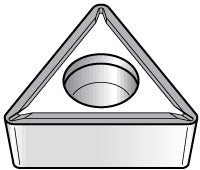 Triangle 7/32" IC Carbide Insert, Grade KC5010, TiAlN - Kennametal 1871107