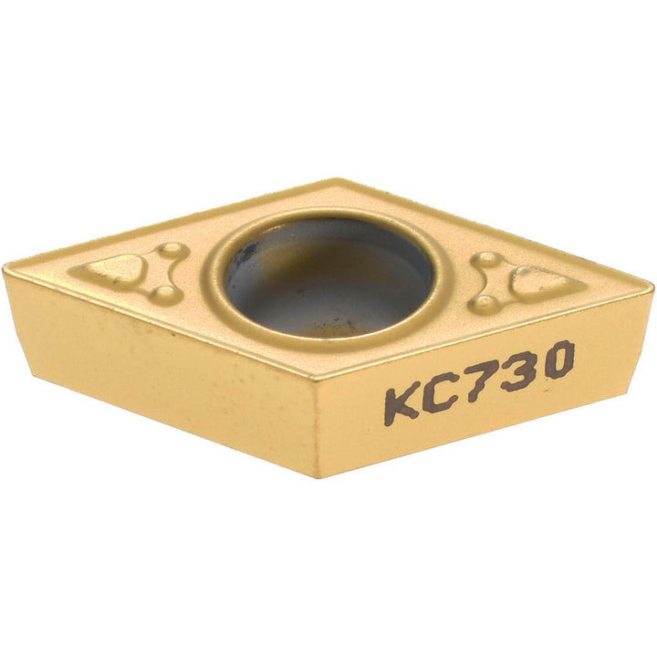 D - Diamond (Rhombic) 55-Deg 3/8" IC Carbide Insert, Grade KC730, TiN - Kennametal 1161845