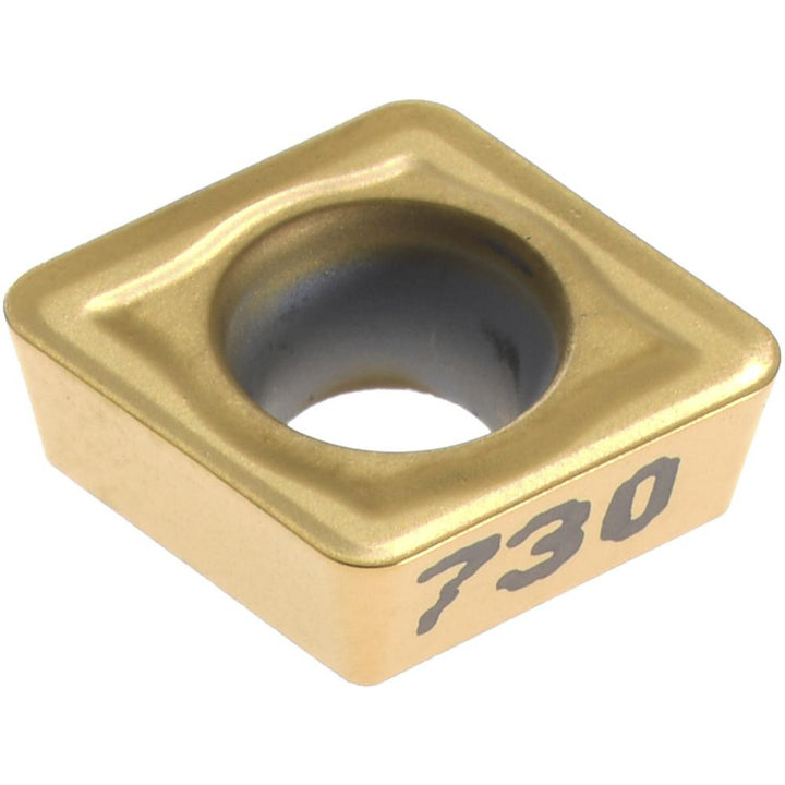 C - Diamond (Rhombic) 80-Deg 1/4" IC Carbide Insert, Grade KC730, TiN - Kennametal 1161862
