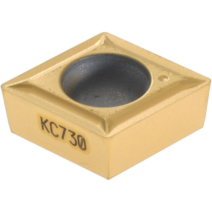 C - Diamond (Rhombic) 80-Deg 3/8" IC Carbide Insert, Grade KC730, TiN - Kennametal 1161886