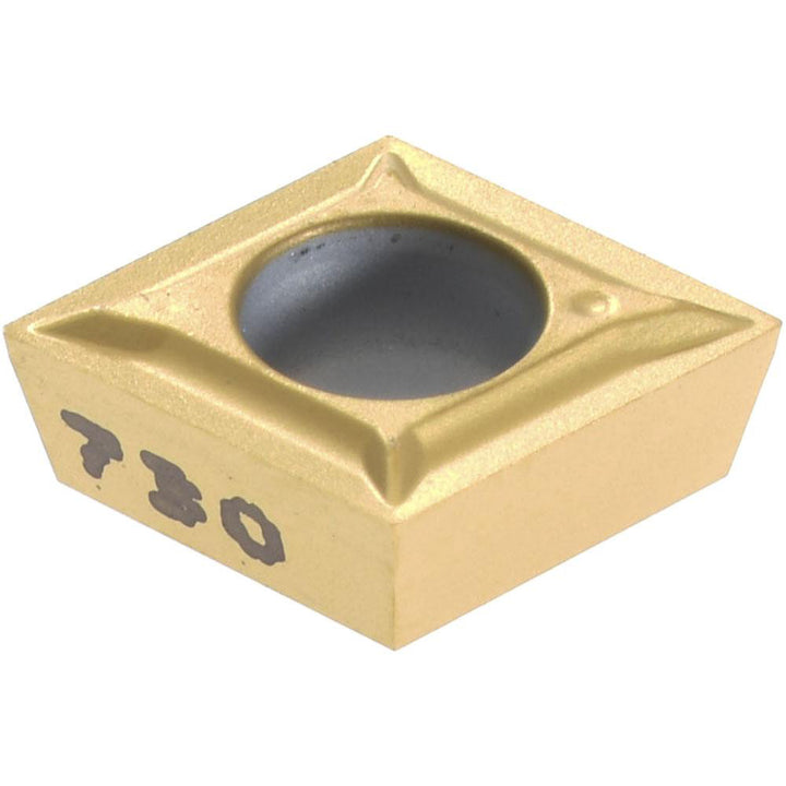 C - Diamond (Rhombic) 80-Deg 1/4" IC Carbide Insert, Grade KC730, TiN - Kennametal 1161905
