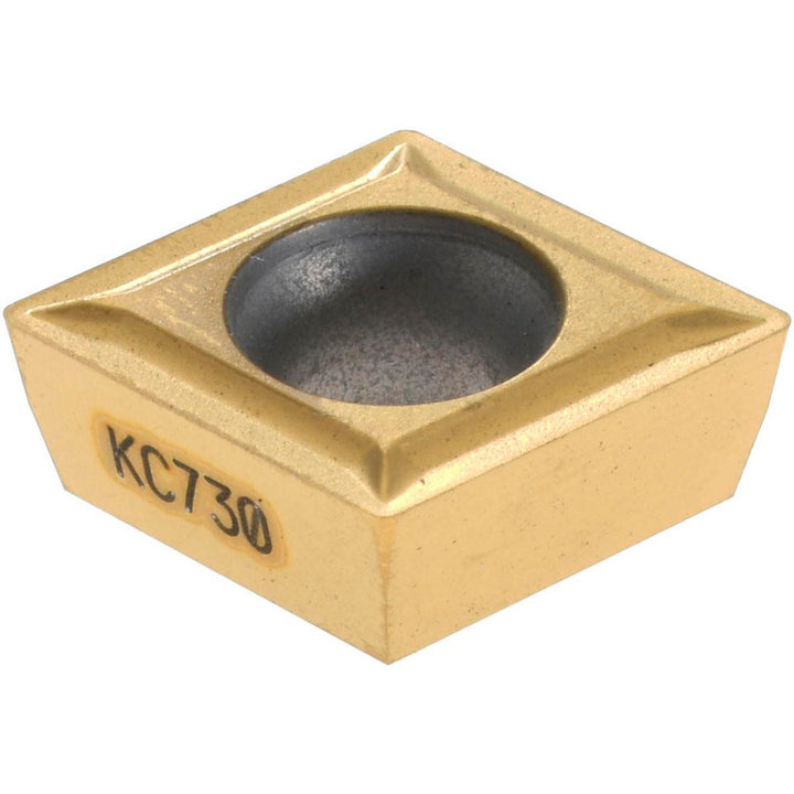 C - Diamond (Rhombic) 80-Deg 3/8" IC Carbide Insert, Grade KC730, TiN - Kennametal 1161909