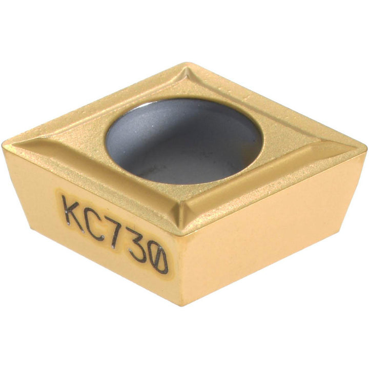 C - Diamond (Rhombic) 80-Deg 3/8" IC Carbide Insert, Grade KC730, TiN - Kennametal 1161918