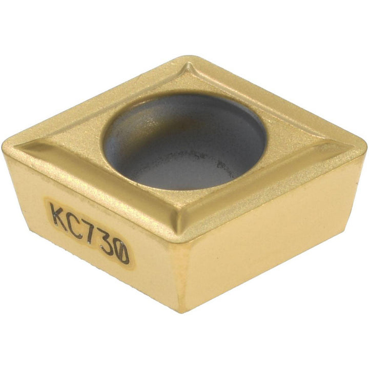 C - Diamond (Rhombic) 80-Deg 3/8" IC Carbide Insert, Grade KC730, TiN - Kennametal 1161919