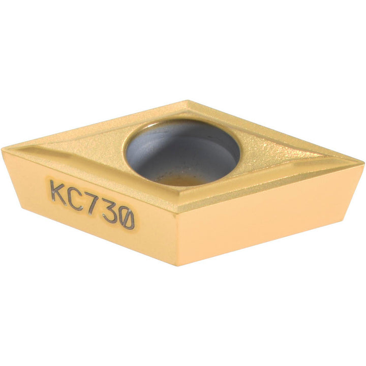 D - Diamond (Rhombic) 55-Deg 3/8" IC Carbide Insert, Grade KC730, TiN - Kennametal 1161927
