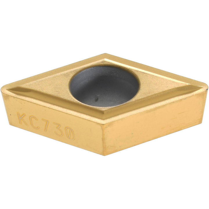 D - Diamond (Rhombic) 55-Deg 3/8" IC Carbide Insert, Grade KC730, TiN - Kennametal 1161929