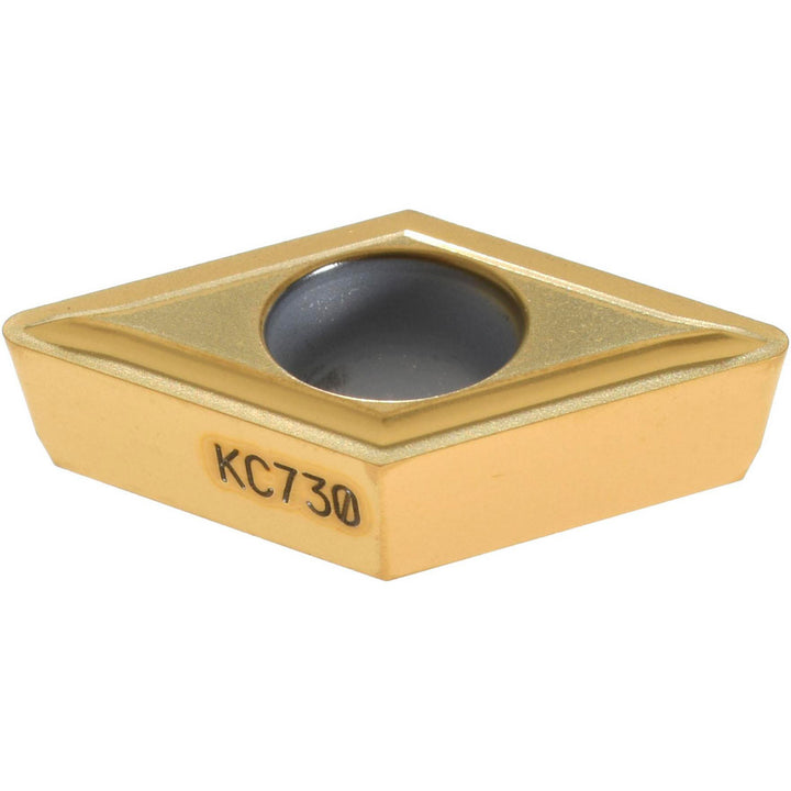 D - Diamond (Rhombic) 55-Deg 3/8" IC Carbide Insert, Grade KC730, TiN - Kennametal 1161946