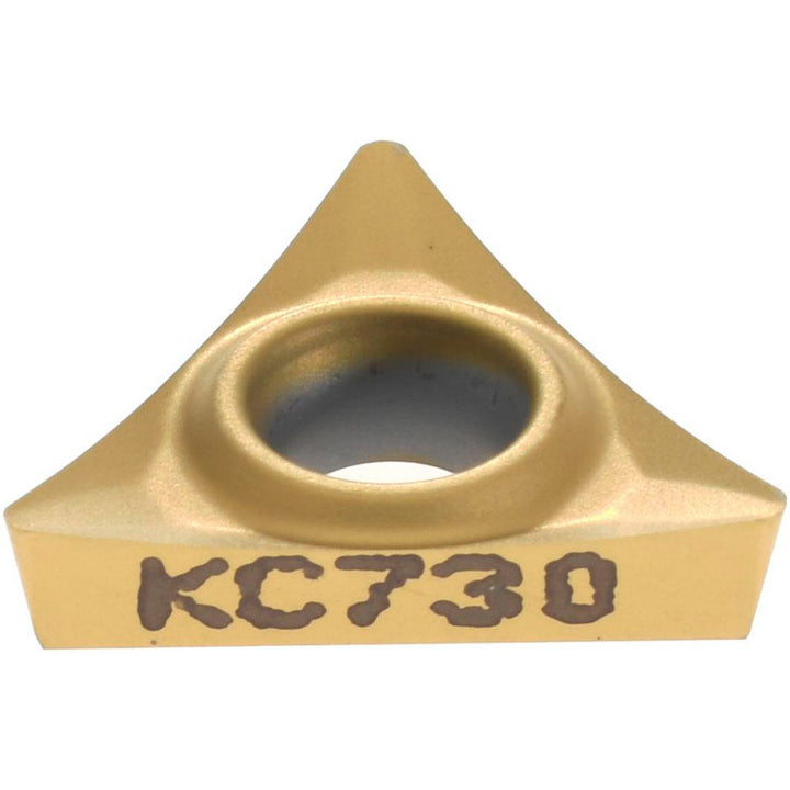 T - Triangle 1/4" IC Carbide Insert, Grade KC730, TiN - Kennametal 1161952