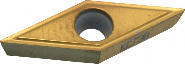 V - Diamond (Rhombic) 35-Deg 3/8" IC Carbide Insert, Grade KC730, TiN - Kennametal 1161973