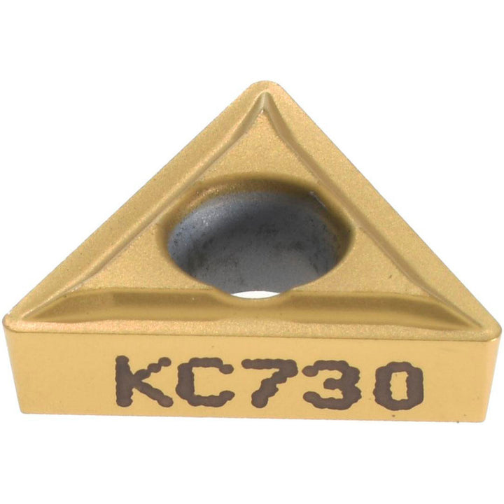 T - Triangle 1/4" IC Carbide Insert, Grade KC730, TiN - Kennametal 1162008