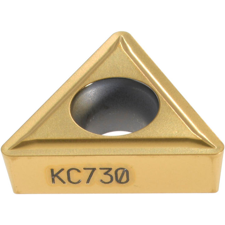 T - Triangle 3/8" IC Carbide Insert, Grade KC730, TiN - Kennametal 1162011