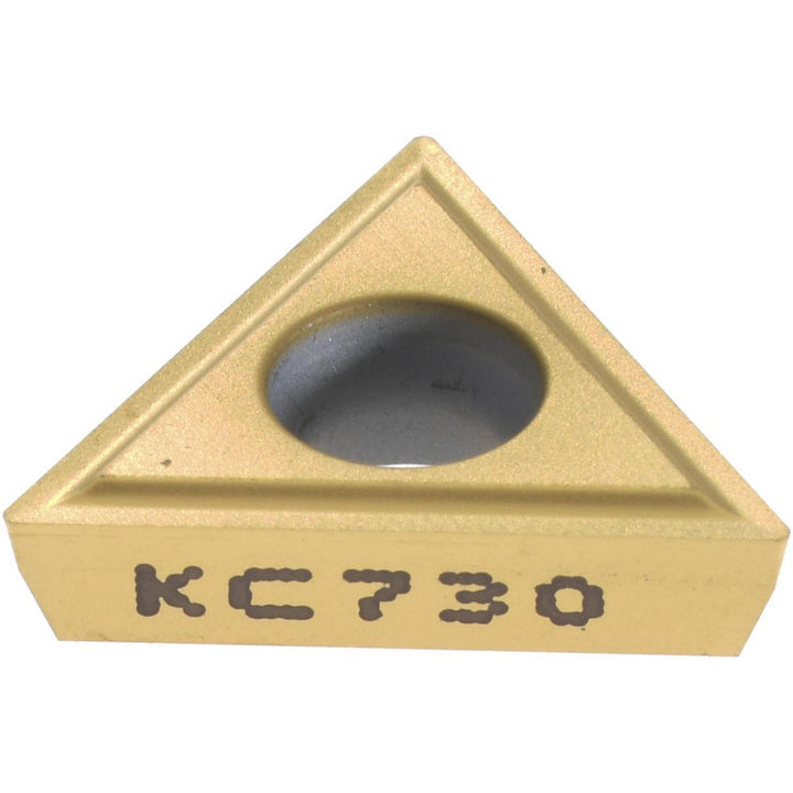 T - Triangle 1/4" IC Carbide Insert, Grade KC730, TiN - Kennametal 1162889