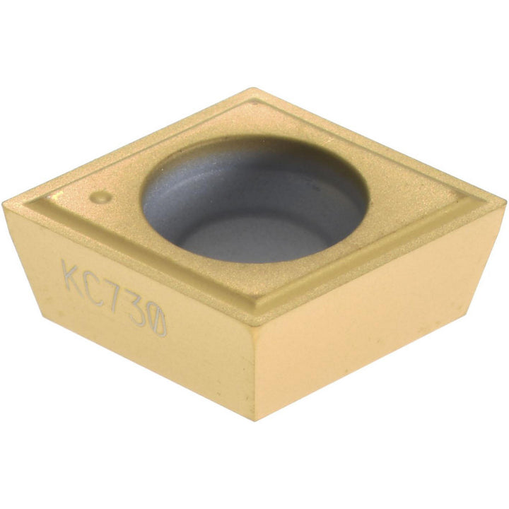 C - Diamond (Rhombic) 80-Deg 3/8" IC Carbide Insert, Grade KC730, TiN - Kennametal 1162899