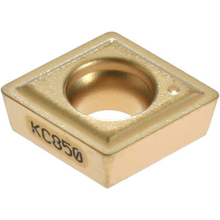 C - Diamond (Rhombic) 80-Deg 1/4" IC Carbide Insert, Grade KC850, TiC - Kennametal 1163096