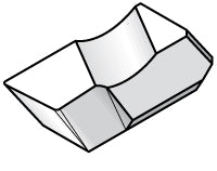 Carbide Insert, Grade KC720, TiN - Kennametal 1182074