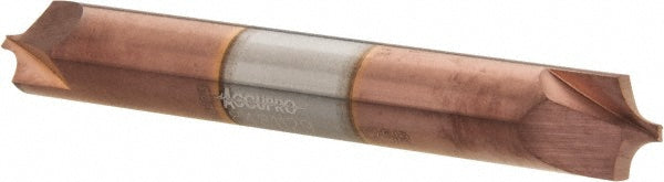 5/16" 2-Flute Solid Carbide Corner Rounding End Mill, TiCN - Accupro 12180352