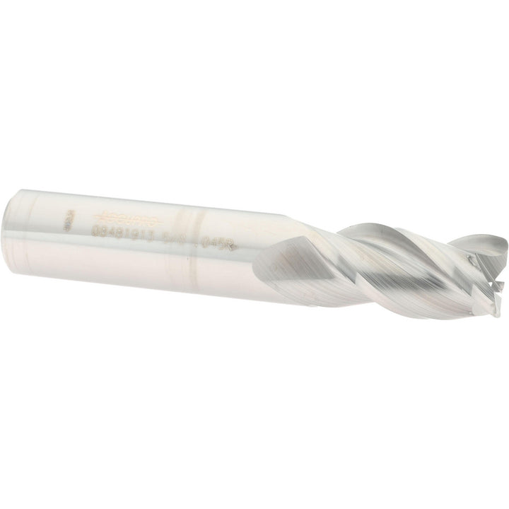 5/8" 3-Flute Solid Carbide Corner Radius End Mill - Accupro 12182097
