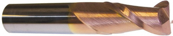 3/4" 2-Flute Solid Carbide Corner Radius End Mill, TiCN - Accupro 12181547