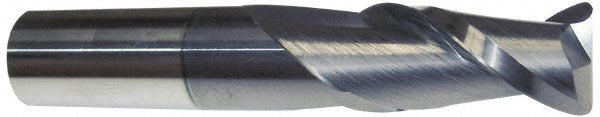 1" 2-Flute Solid Carbide Corner Radius End Mill, AlTiN - Accupro 12176836