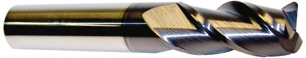 5/8" 3-Flute Solid Carbide Corner Radius End Mill, AlTiN - Accupro 12182117