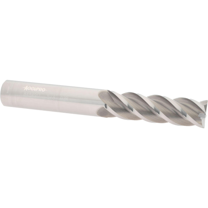 5/8" 4-Flute Solid Carbide Corner Radius End Mill - Accupro 12183109