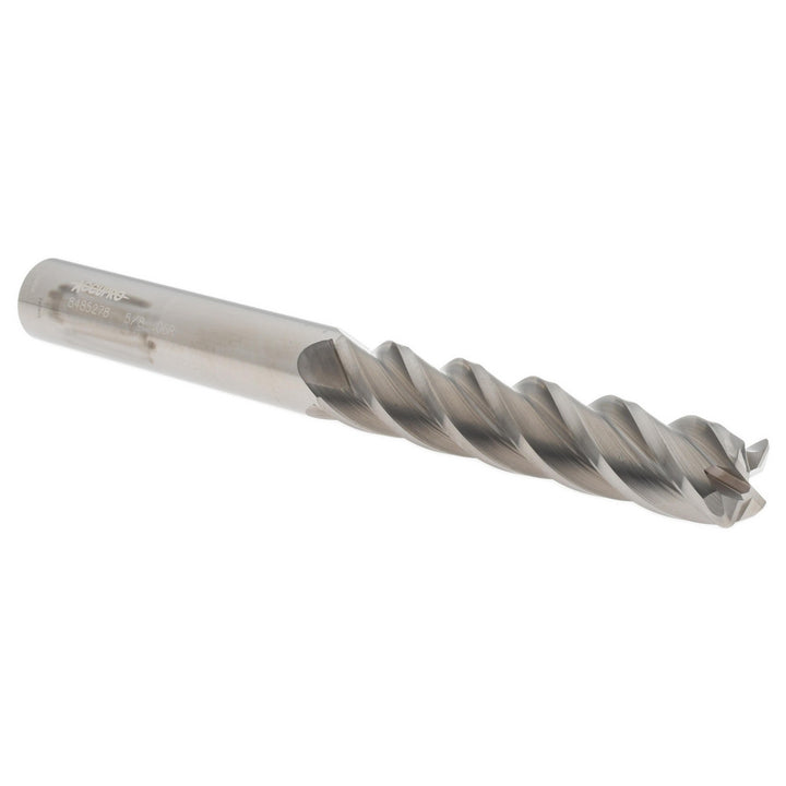 5/8in" 4-Flute Solid Carbide Corner Radius End Mill - Accupro 12183343