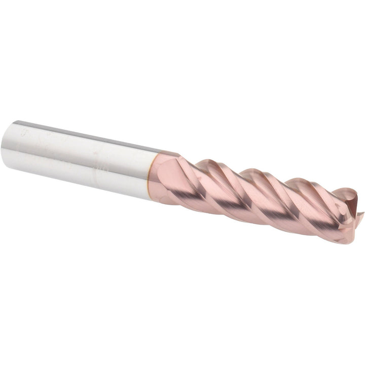 5/8" 4-Flute Solid Carbide Corner Radius End Mill, TiCN - Accupro 12183122