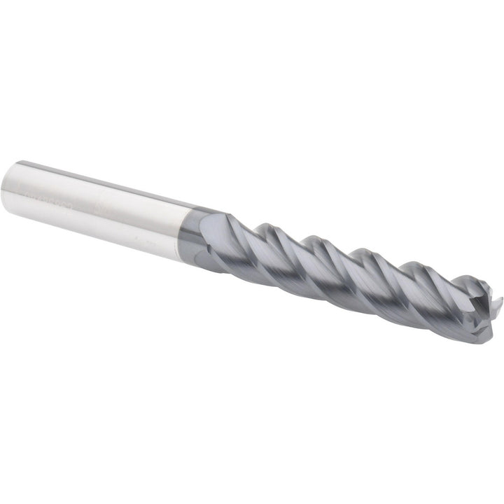 5/8" 4-Flute Solid Carbide Corner Radius End Mill, AlTiN - Accupro 12183362