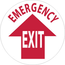 EMERGENCY EXIT Sign - AccuformNMC WFS25