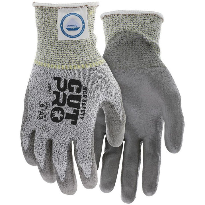 2X-Large Salt & Pepper Dyneema Cut-Resistant Gloves - MCR Safety 9676XXL