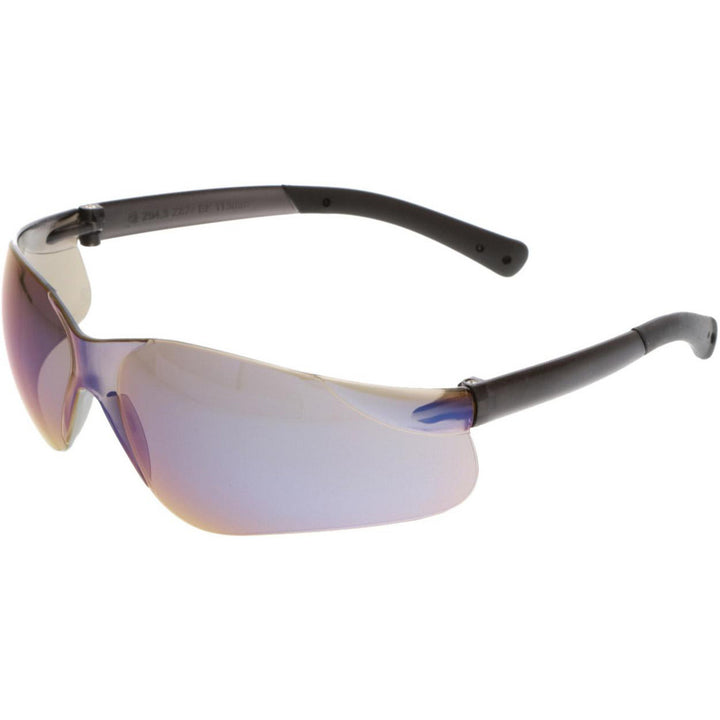 Universal Blue Mirror Safety Glasses - MCR Safety BK118