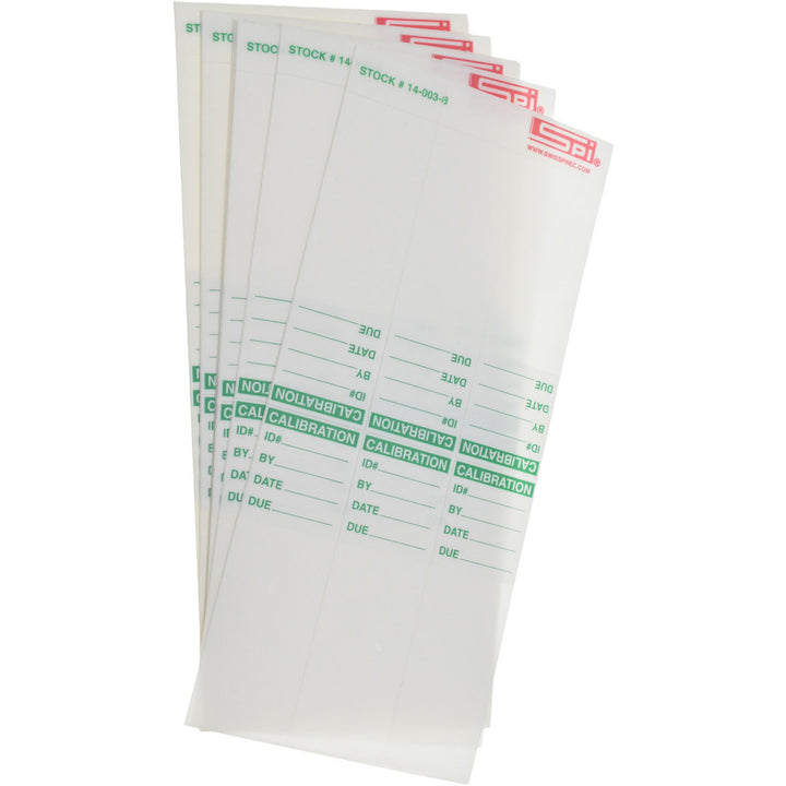 Calibration Label - SPI 14-003-8