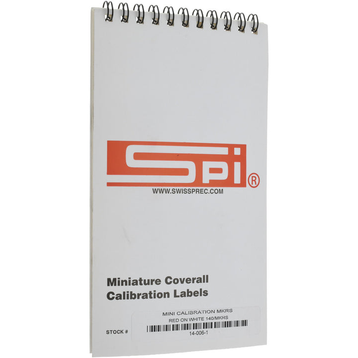 Calibration Label - SPI 14-006-1