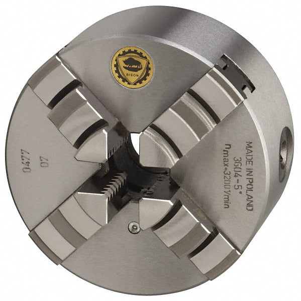 4-Jaw Lathe Chuck - Bison 7-845-1200