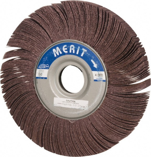 10" 60-Grit Aluminum Oxide Flap Wheel - Merit Abrasives 08834124002