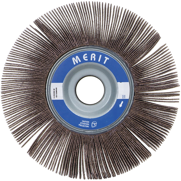 6" 120-Grit Aluminum Oxide Flap Wheel - Merit Abrasives 08834123025