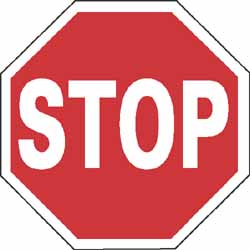 Stop Sign - AccuformNMC TM13J