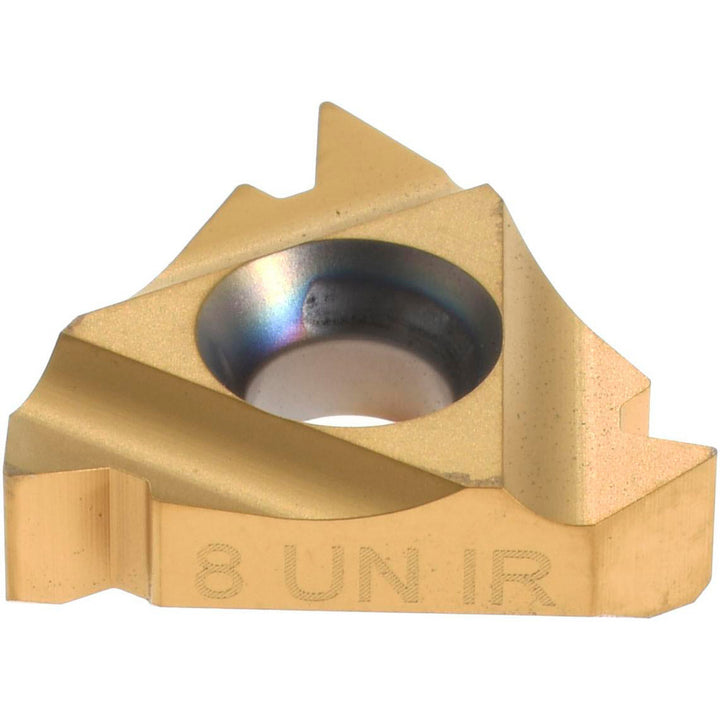 3/8" IC Carbide Insert, Grade P25C, TiN - Carmex 3/8INRH8UNP2