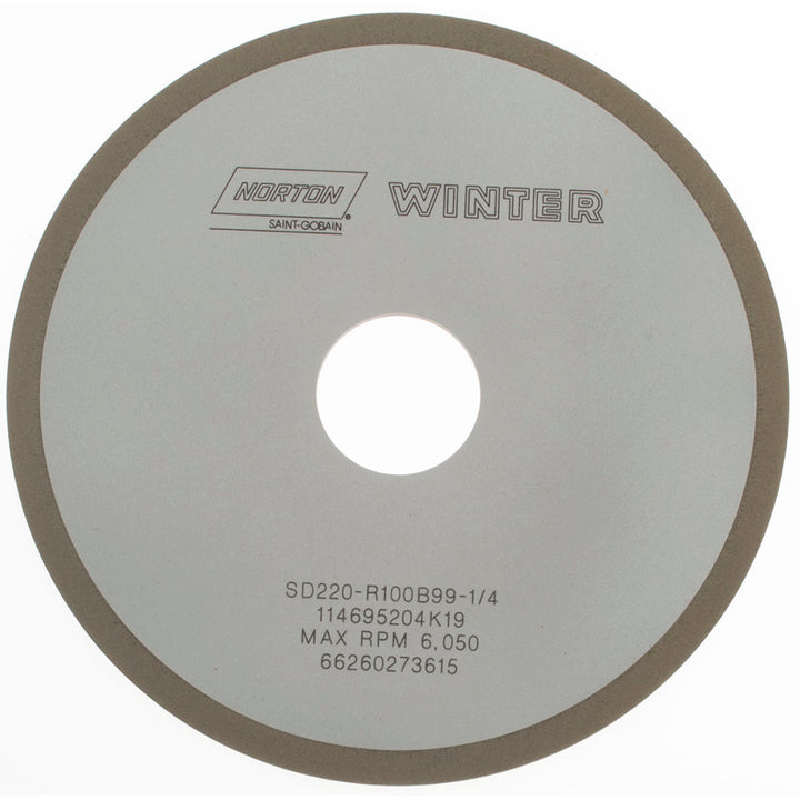 6 x 1/8" 220-Grit Diamond Grinding & Cutoff Wheel - Norton 66260273615