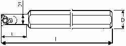 Indexable Threading Toolholders - Carmex SIL0005H06CB