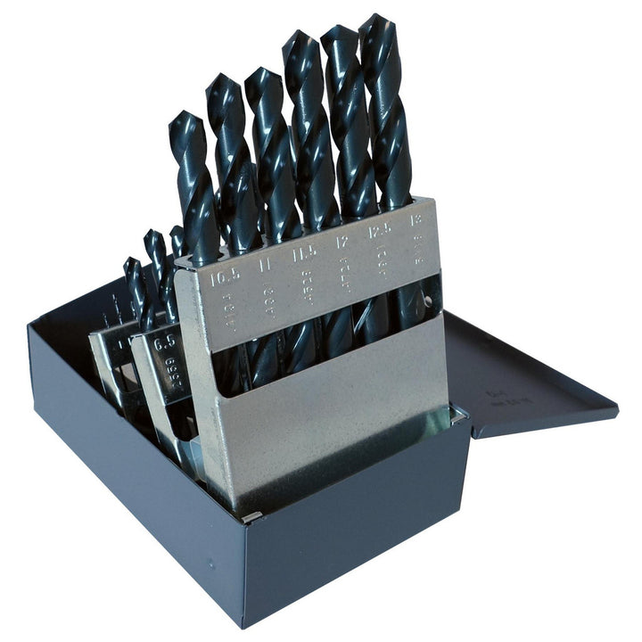 High-Speed Steel Jobber Length Drill Bit, Oxide, 118° point - Cle-Line C21131