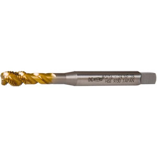 5/16-24 UNF Vanadium High-Speed Steel Tap, TiN - OSG 2331205
